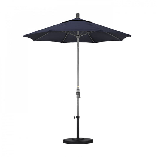 California Umbrella - 7.5' - Patio Umbrella Umbrella - Aluminum Pole - Navy - Sunbrella - GSCUF758010-5439