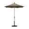 California Umbrella - 7.5' - Patio Umbrella Umbrella - Aluminum Pole - Heather Beige - Sunbrella - GSCUF758010-5476