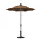 California Umbrella - 7.5' - Patio Umbrella Umbrella - Aluminum Pole - Teak - Sunbrella - GSCUF758010-5488