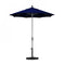 California Umbrella - 7.5' - Patio Umbrella Umbrella - Aluminum Pole - True Blue - Sunbrella - GSCUF758010-5499