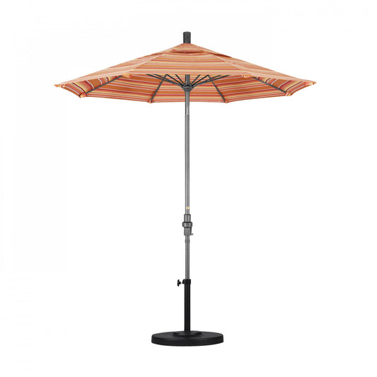California Umbrella - 7.5' - Patio Umbrella Umbrella - Aluminum Pole - Dolce Mango - Sunbrella - GSCUF758010-56000