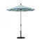 California Umbrella - 7.5' - Patio Umbrella Umbrella - Aluminum Pole - Seville Seaside - Sunbrella - GSCUF758010-5608