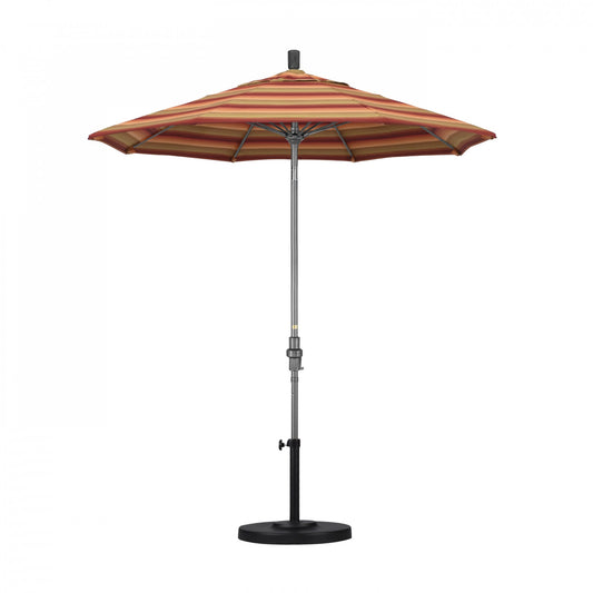 California Umbrella - 7.5' - Patio Umbrella Umbrella - Aluminum Pole - Astoria Sunset - Sunbrella - GSCUF758010-56095