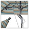 California Umbrella - 7.5' - Patio Umbrella Umbrella - Aluminum Pole - Gateway Mist - Sunbrella - GSCUF758010-58039