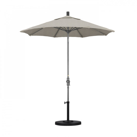 California Umbrella - 7.5' - Patio Umbrella Umbrella - Aluminum Pole - Woven Granite - Olefin - GSCUF758010-F77