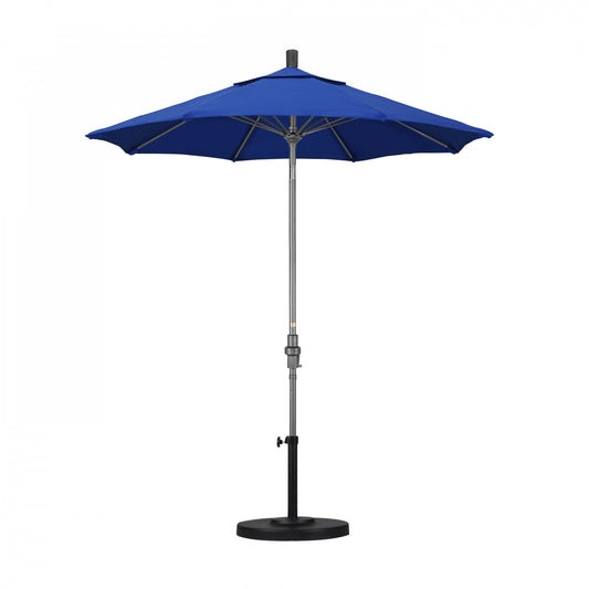 California Umbrella - 7.5' - Patio Umbrella Umbrella - Aluminum Pole - Pacific Blue - Pacifica - GSCUF758010-SA01