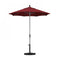 California Umbrella - 7.5' - Patio Umbrella Umbrella - Aluminum Pole - Red - Pacifica - GSCUF758010-SA03