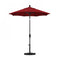 California Umbrella - 7.5' - Patio Umbrella Umbrella - Aluminum Pole - Jockey Red - Sunbrella - GSCUF758117-5403