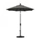 California Umbrella - 7.5' - Patio Umbrella Umbrella - Aluminum Pole - Charcoal - Sunbrella - GSCUF758117-54048
