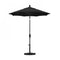 California Umbrella - 7.5' - Patio Umbrella Umbrella - Aluminum Pole - Black - Sunbrella - GSCUF758117-5408