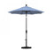 California Umbrella - 7.5' - Patio Umbrella Umbrella - Aluminum Pole - Air Blue - Sunbrella - GSCUF758117-5410