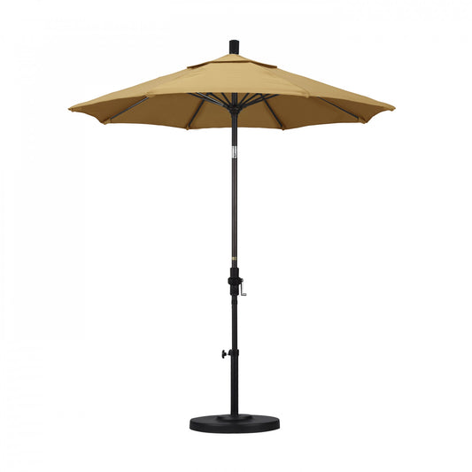 California Umbrella - 7.5' - Patio Umbrella Umbrella - Aluminum Pole - Wheat - Sunbrella - GSCUF758117-5414