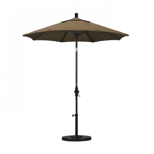 California Umbrella - 7.5' - Patio Umbrella Umbrella - Aluminum Pole - Cocoa - Sunbrella - GSCUF758117-5425