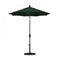 California Umbrella - 7.5' - Patio Umbrella Umbrella - Aluminum Pole - Forest Green - Sunbrella - GSCUF758117-5446