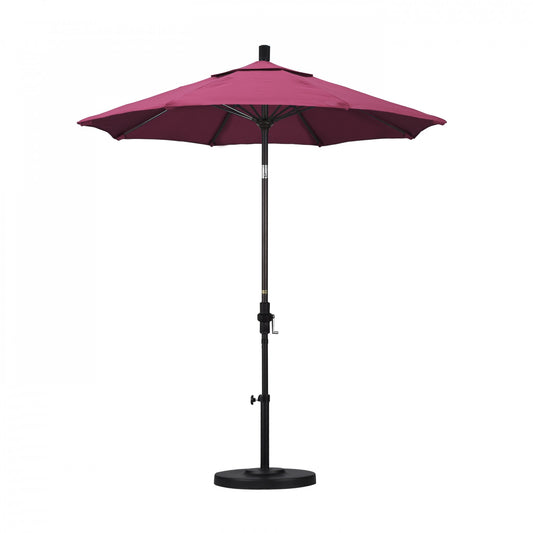 California Umbrella - 7.5' - Patio Umbrella Umbrella - Aluminum Pole - Hot Pink - Sunbrella - GSCUF758117-5462