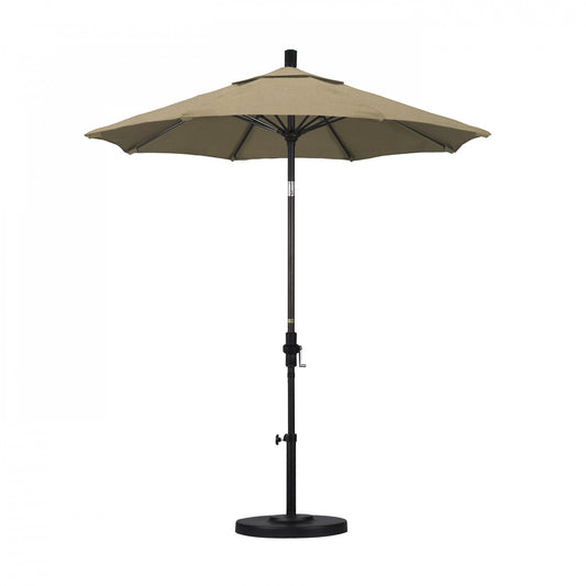 California Umbrella - 7.5' - Patio Umbrella Umbrella - Aluminum Pole - Heather Beige - Sunbrella - GSCUF758117-5476