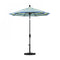 California Umbrella - 7.5' - Patio Umbrella Umbrella - Aluminum Pole - Seville Seaside - Sunbrella - GSCUF758117-5608