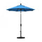 California Umbrella - 7.5' - Patio Umbrella Umbrella - Aluminum Pole - Canvas Cyan - Sunbrella - GSCUF758117-56105