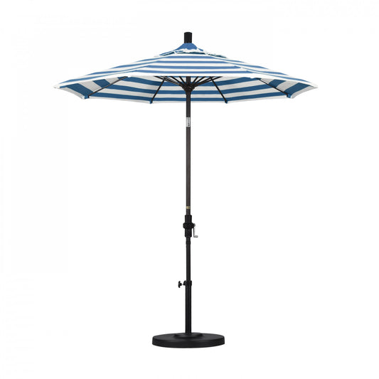 California Umbrella - 7.5' - Patio Umbrella Umbrella - Aluminum Pole - Cabana Regatta - Sunbrella - GSCUF758117-58029