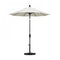 California Umbrella - 7.5' - Patio Umbrella Umbrella - Aluminum Pole - White - Olefin - GSCUF758117-F04