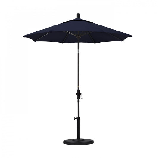 California Umbrella - 7.5' - Patio Umbrella Umbrella - Aluminum Pole - Navy - Olefin - GSCUF758117-F09