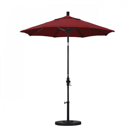 California Umbrella - 7.5' - Patio Umbrella Umbrella - Aluminum Pole - Red - Pacifica - GSCUF758117-SA03