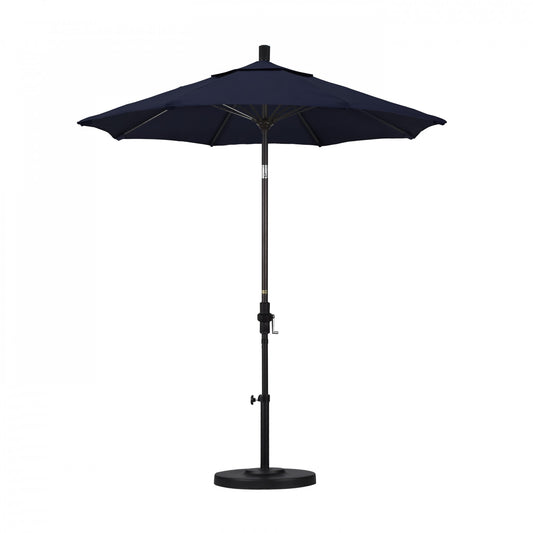 California Umbrella - 7.5' - Patio Umbrella Umbrella - Aluminum Pole - Navy - Pacifica - GSCUF758117-SA39