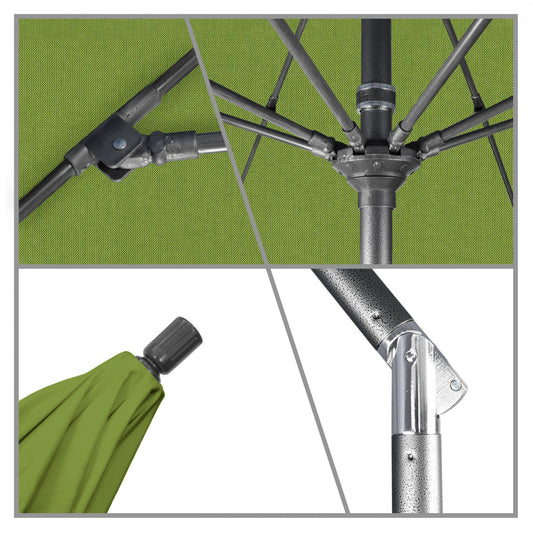 California Umbrella - 9' - Patio Umbrella Umbrella - Aluminum Pole - Spectrum Cilantro - Sunbrella - GSCUF908010-48022