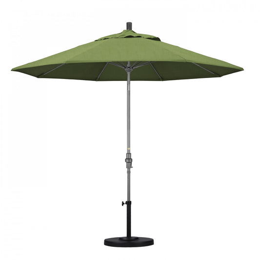 California Umbrella - 9' - Patio Umbrella Umbrella - Aluminum Pole - Spectrum Cilantro - Sunbrella - GSCUF908010-48022
