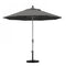 California Umbrella - 9' - Patio Umbrella Umbrella - Aluminum Pole - Charcoal - Sunbrella - GSCUF908010-54048