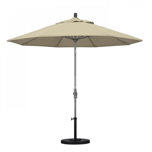 California Umbrella - 9' - Patio Umbrella Umbrella - Aluminum Pole - Antique Beige - Sunbrella - GSCUF908010-5422