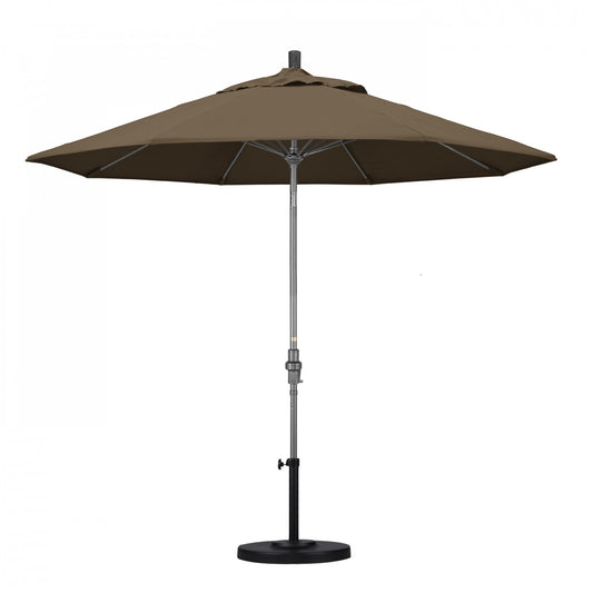 California Umbrella - 9' - Patio Umbrella Umbrella - Aluminum Pole - Cocoa - Sunbrella - GSCUF908010-5425