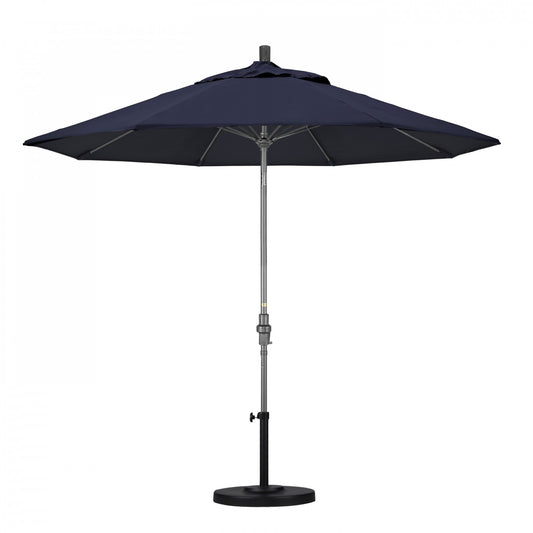 California Umbrella - 9' - Patio Umbrella Umbrella - Aluminum Pole - Navy - Sunbrella - GSCUF908010-5439