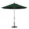 California Umbrella - 9' - Patio Umbrella Umbrella - Aluminum Pole - Forest Green - Sunbrella - GSCUF908010-5446
