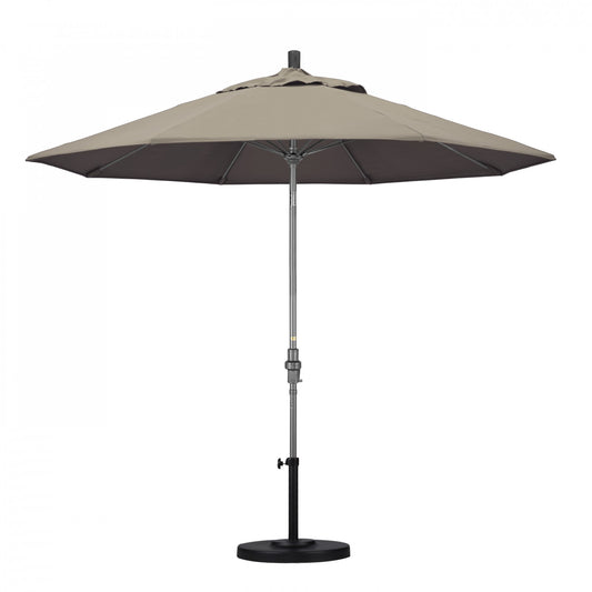 California Umbrella - 9' - Patio Umbrella Umbrella - Aluminum Pole - Taupe - Sunbrella - GSCUF908010-5461