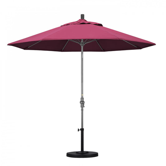 California Umbrella - 9' - Patio Umbrella Umbrella - Aluminum Pole - Hot Pink - Sunbrella - GSCUF908010-5462
