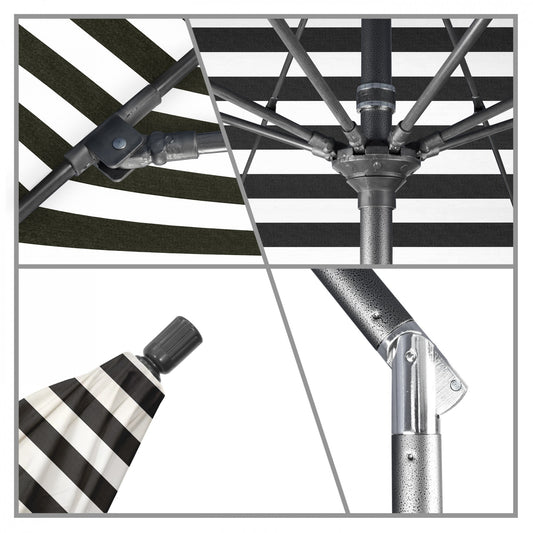 California Umbrella - 9' - Patio Umbrella Umbrella - Aluminum Pole - Cabana Classic - Sunbrella - GSCUF908010-58030