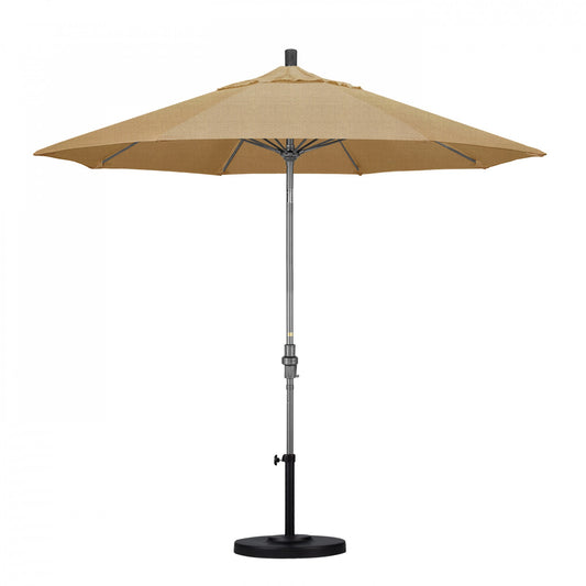California Umbrella - 9' - Patio Umbrella Umbrella - Aluminum Pole - Linen Sesame - Sunbrella - GSCUF908010-8318