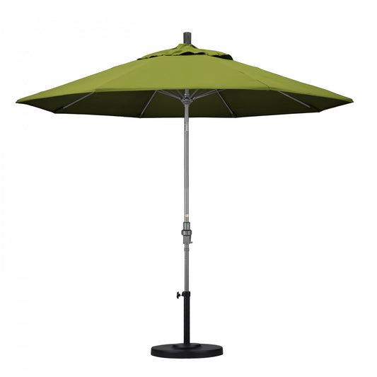 California Umbrella - 9' - Patio Umbrella Umbrella - Aluminum Pole - Kiwi - Olefin - GSCUF908010-F55