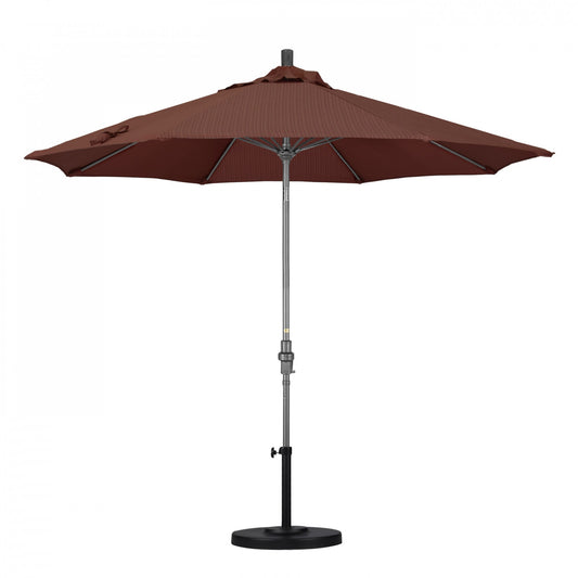 California Umbrella - 9' - Patio Umbrella Umbrella - Aluminum Pole - Terrace Adobe - Olefin - GSCUF908010-FD12