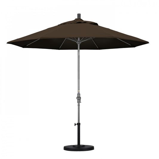 California Umbrella - 9' - Patio Umbrella Umbrella - Aluminum Pole - Mocha - Pacifica - GSCUF908010-SA32