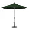 California Umbrella - 9' - Patio Umbrella Umbrella - Aluminum Pole - Hunter Green - Pacifica - GSCUF908010-SA46