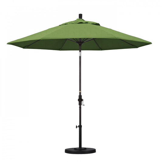 California Umbrella - 9' - Patio Umbrella Umbrella - Aluminum Pole - Spectrum Cilantro - Sunbrella - GSCUF908117-48022