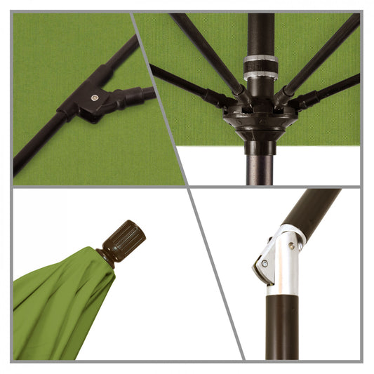 California Umbrella - 9' - Patio Umbrella Umbrella - Aluminum Pole - Spectrum Cilantro - Sunbrella - GSCUF908117-48022