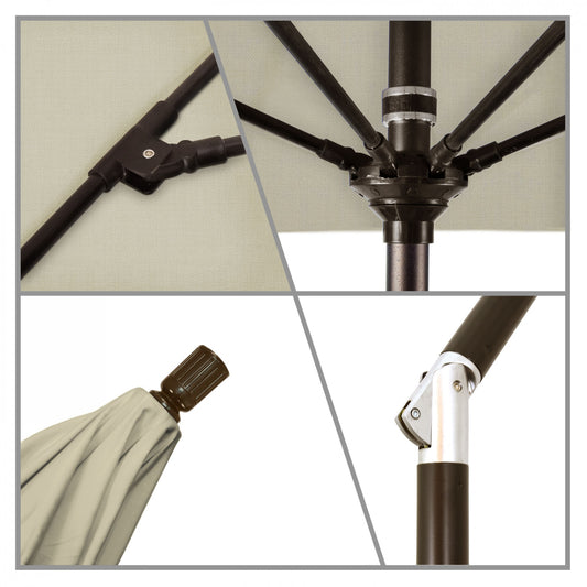California Umbrella - 9' - Patio Umbrella Umbrella - Aluminum Pole - Antique Beige - Sunbrella - GSCUF908117-5422
