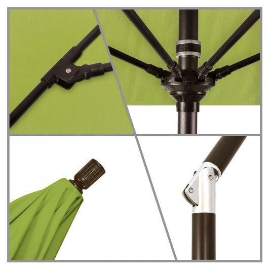 California Umbrella - 9' - Patio Umbrella Umbrella - Aluminum Pole - Macaw - Sunbrella - GSCUF908117-5429