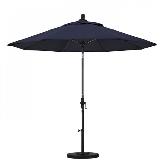 California Umbrella - 9' - Patio Umbrella Umbrella - Aluminum Pole - Navy - Sunbrella - GSCUF908117-5439