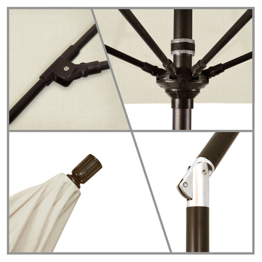 California Umbrella - 9' - Patio Umbrella Umbrella - Aluminum Pole - Canvas - Sunbrella - GSCUF908117-5453