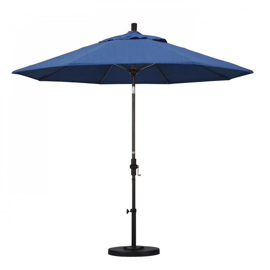 California Umbrella - 9' - Patio Umbrella Umbrella - Aluminum Pole - Regatta - Sunbrella - GSCUF908117-5493