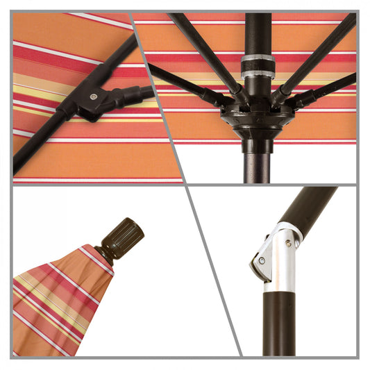 California Umbrella - 9' - Patio Umbrella Umbrella - Aluminum Pole - Dolce Mango - Sunbrella - GSCUF908117-56000